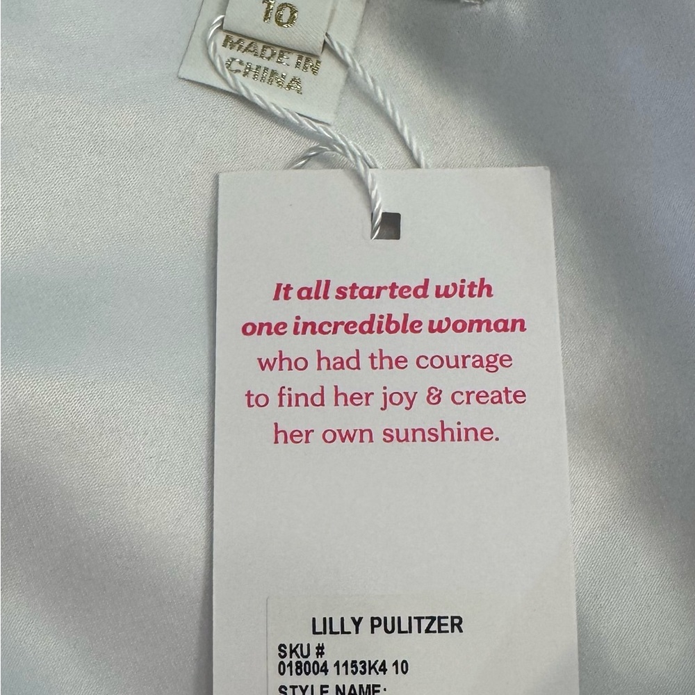 Lilly Pulitzer NWT Tazie Dress NWT size 10 - Picture 6 of 8